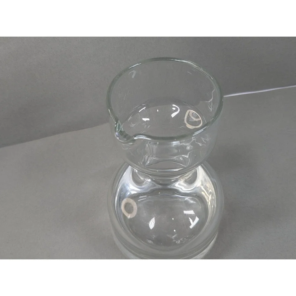 Vintage Clear Glass Wine Carafe 9